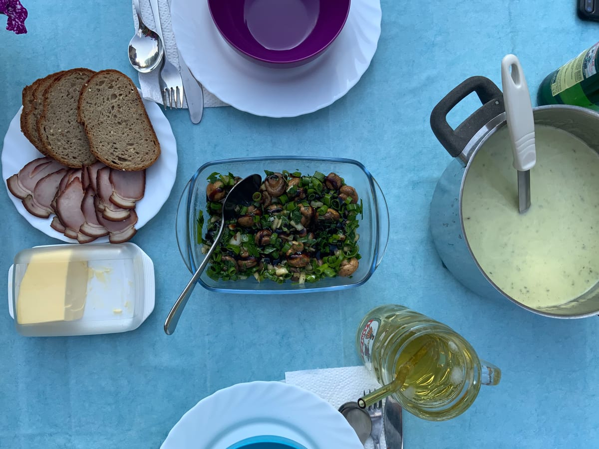 Champignon Salat