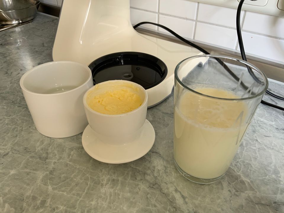 Selbstgemachte Butter