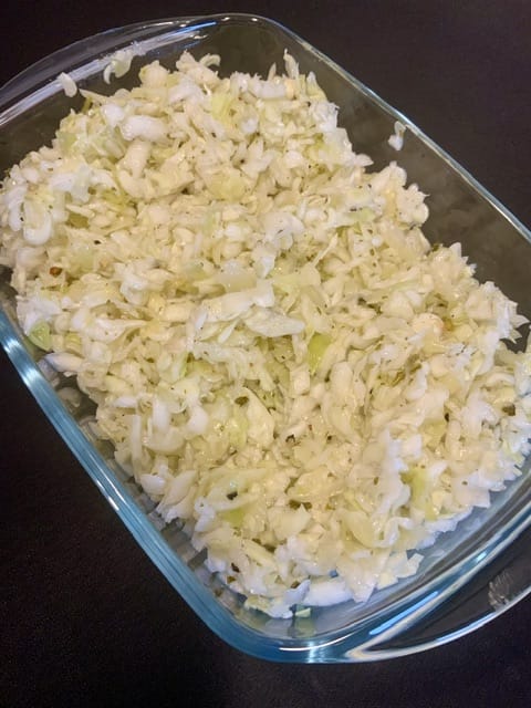 Weißkrautsalat-Rohkost (1 Tag vor Verzehr zubereiten)